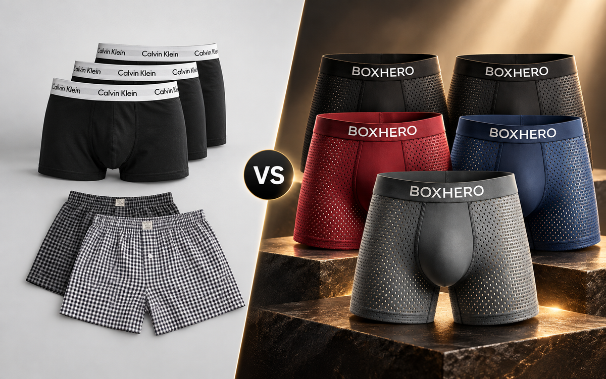 Zwykłe bokserki vs BoxHero